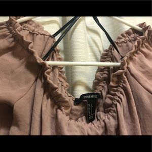 Forever 21 dusty rose blouse